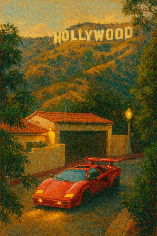 Hollywood nights Throw